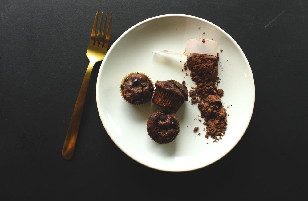 Grain-Free Chocolate Banana Mini Muffins