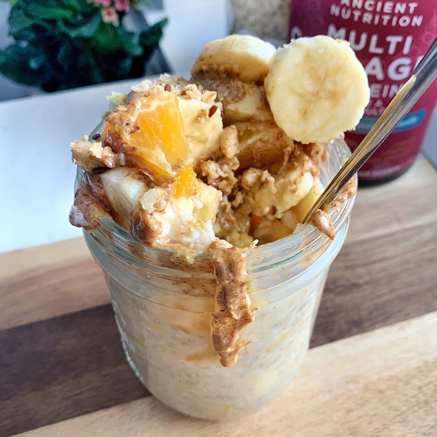 Creamsicle Collagen Overnight Oats