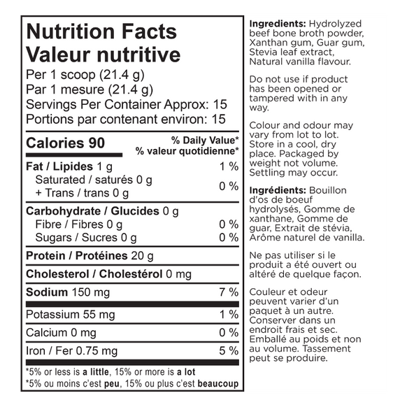 Bone Broth Collagen - Vanilla
