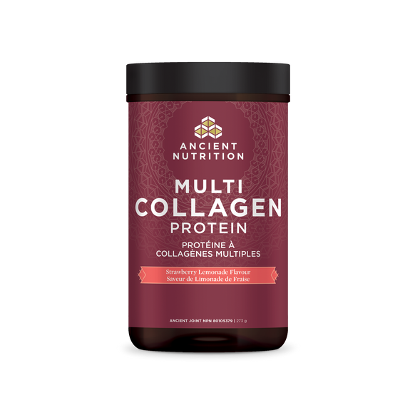 Multi Collagen Protein Powder Ancient Joint Strawberry Lemonade (22 servings)
